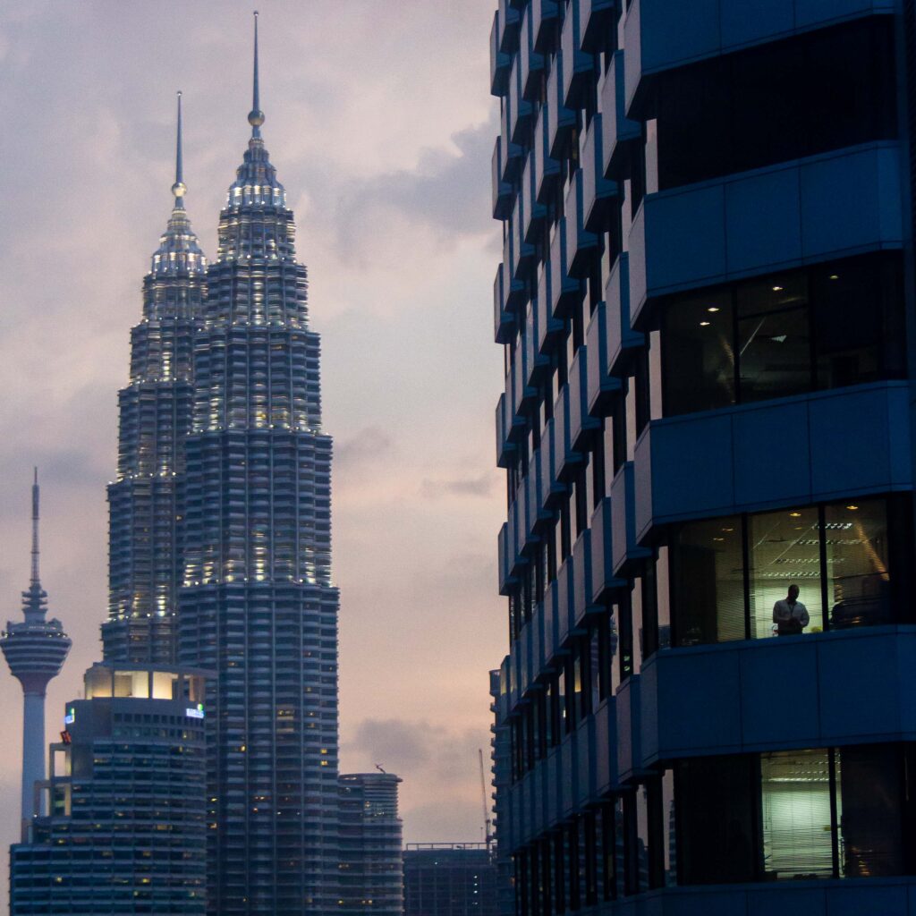Petronas Towers and Menara KL