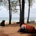 Camping in Peleliu