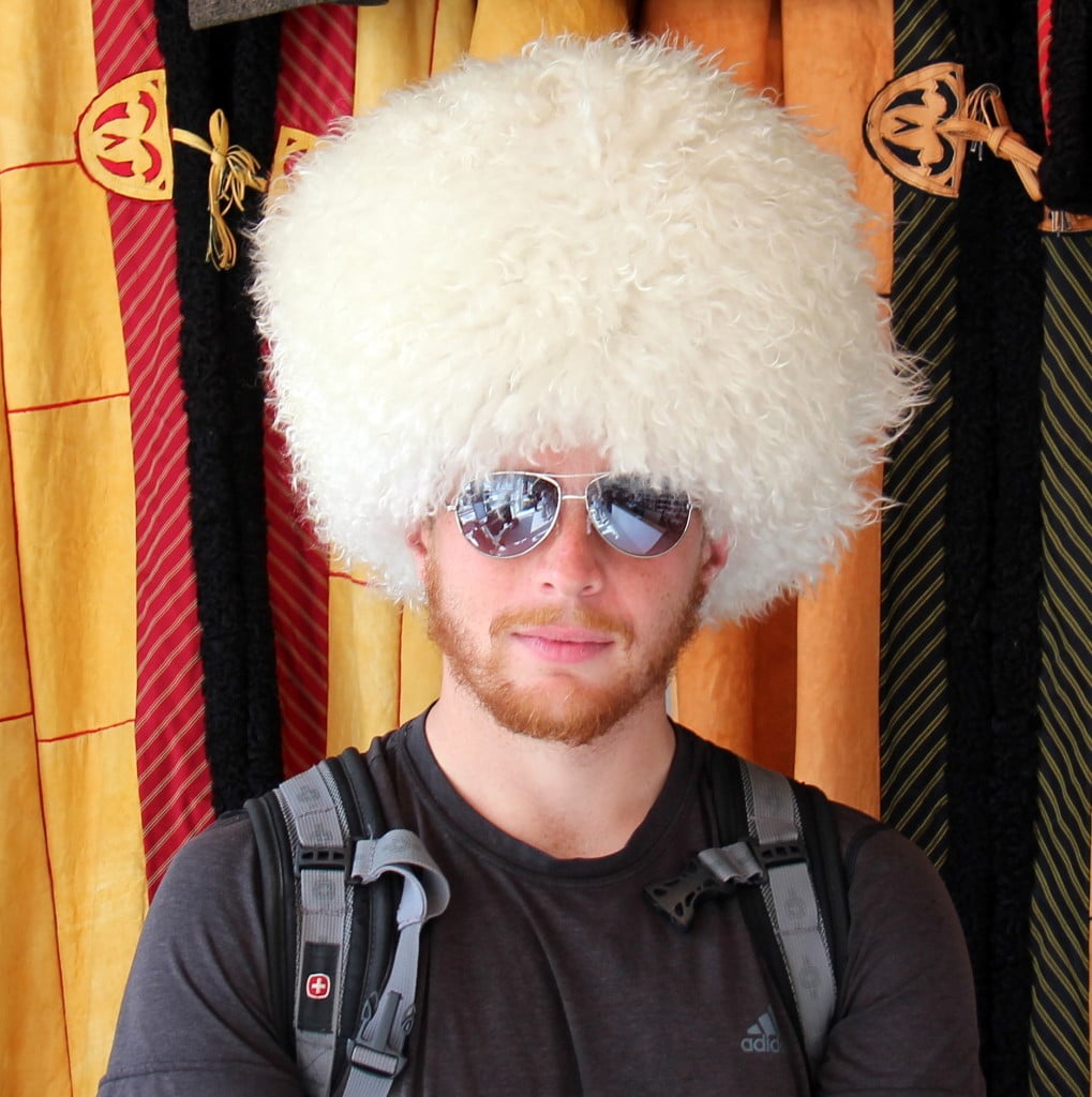 tolkuchka bazaar hat