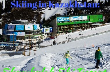 Skiing in Kazakhstan's Shynbulak Ski Resort
