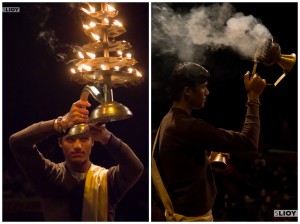 Varanasi aarti ceremony photography tips