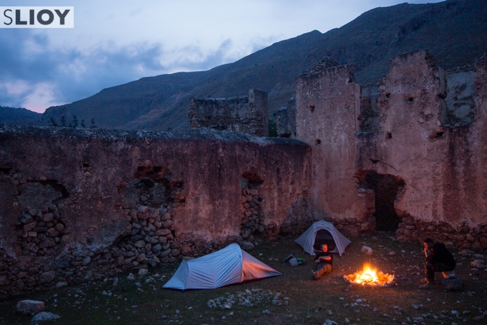 Camping in an Ottoman Fortress in Crete